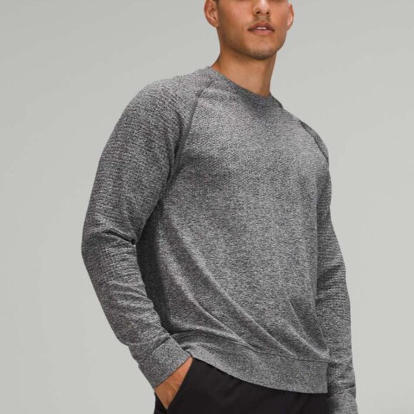 Engineered Warmth Long Sleeve Crew - Black & White - Picture 2 of 9